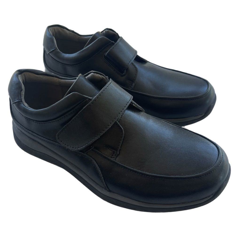 Propet Parker Black Leather Casual Comfort Shoes Mens Size 10 ‎ Strap MCA033L